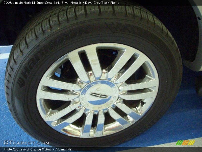 Silver Metallic / Dove Grey/Black Piping 2008 Lincoln Mark LT SuperCrew 4x4