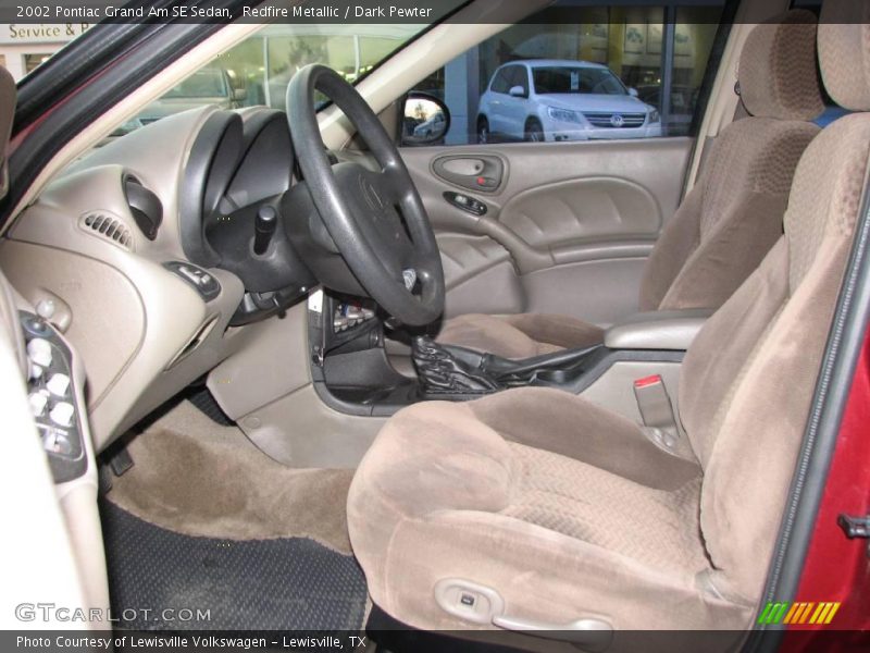 Redfire Metallic / Dark Pewter 2002 Pontiac Grand Am SE Sedan