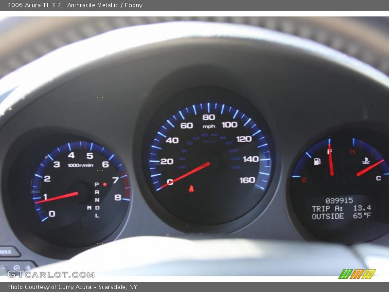 Anthracite Metallic / Ebony 2006 Acura TL 3.2