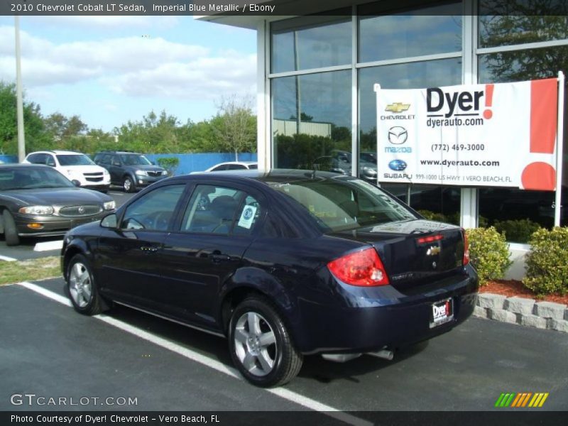 Imperial Blue Metallic / Ebony 2010 Chevrolet Cobalt LT Sedan
