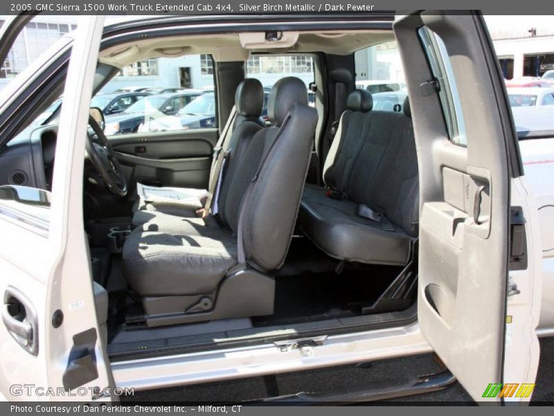 Silver Birch Metallic / Dark Pewter 2005 GMC Sierra 1500 Work Truck Extended Cab 4x4