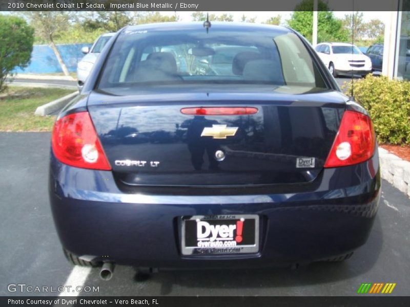 Imperial Blue Metallic / Ebony 2010 Chevrolet Cobalt LT Sedan