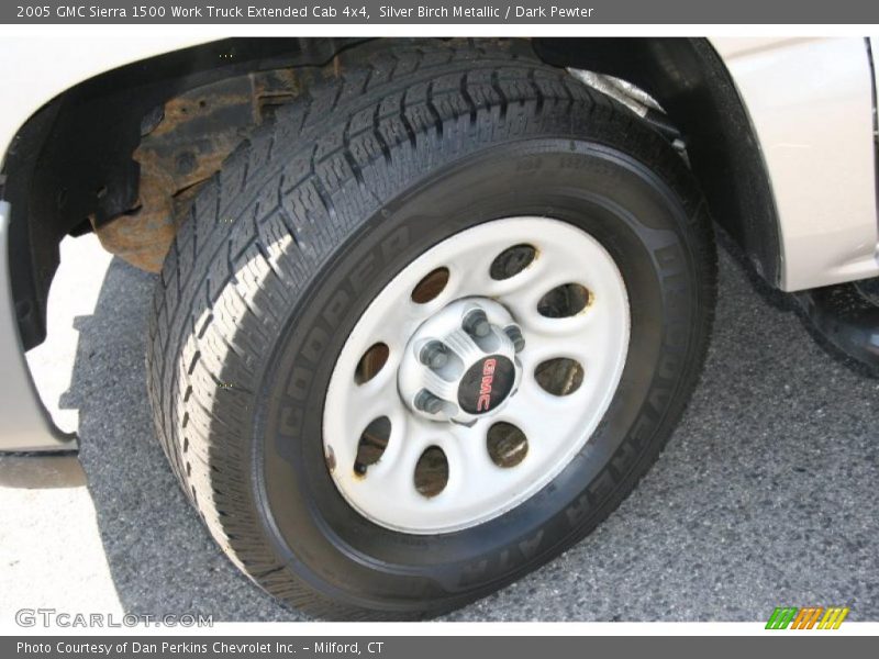 Silver Birch Metallic / Dark Pewter 2005 GMC Sierra 1500 Work Truck Extended Cab 4x4