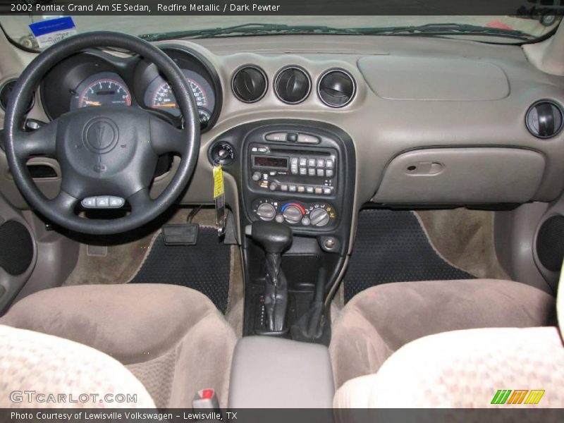 Redfire Metallic / Dark Pewter 2002 Pontiac Grand Am SE Sedan