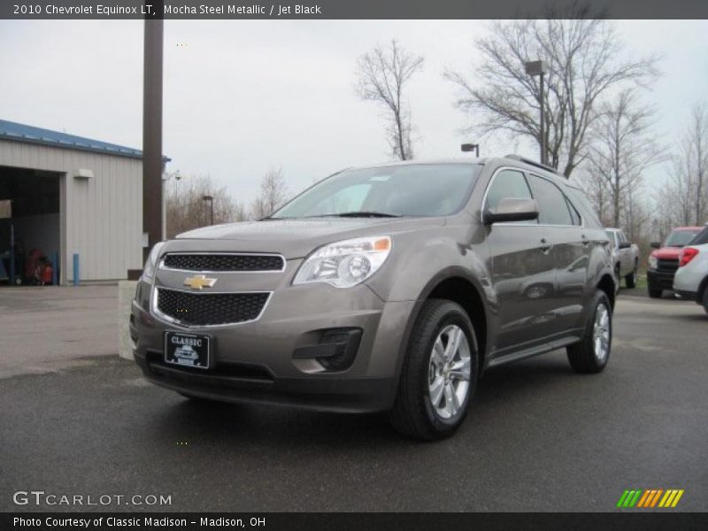 Mocha Steel Metallic / Jet Black 2010 Chevrolet Equinox LT