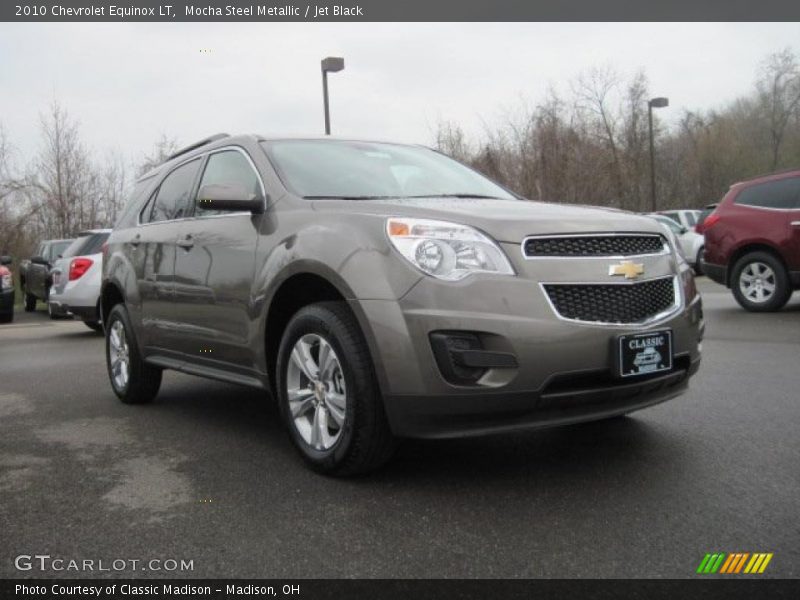 Mocha Steel Metallic / Jet Black 2010 Chevrolet Equinox LT