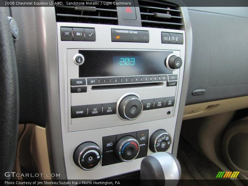 Sandstone Metallic / Light Cashmere 2008 Chevrolet Equinox LS AWD