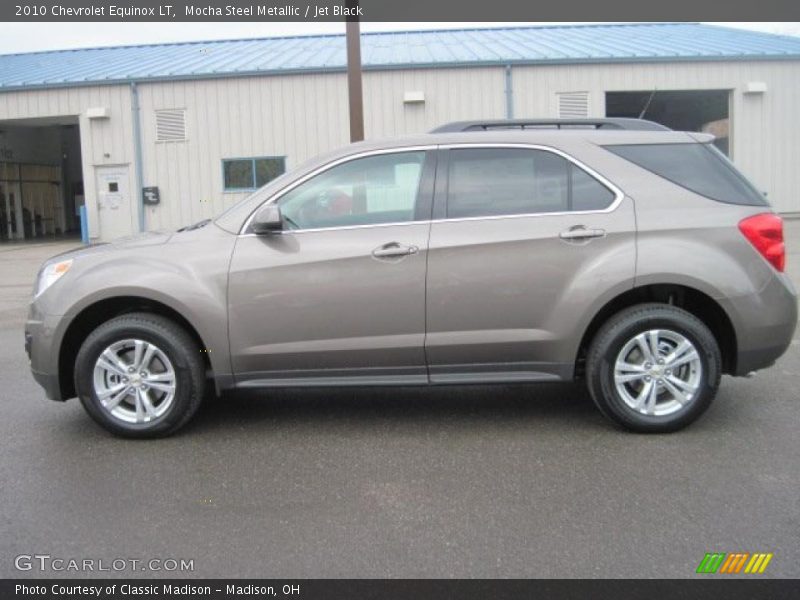 Mocha Steel Metallic / Jet Black 2010 Chevrolet Equinox LT
