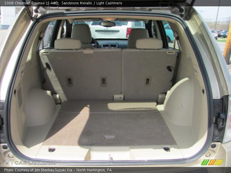 Sandstone Metallic / Light Cashmere 2008 Chevrolet Equinox LS AWD