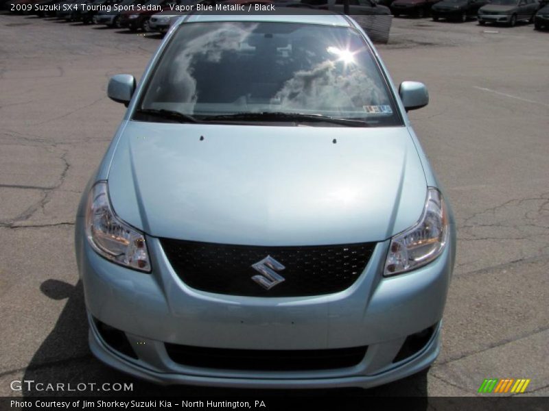 Vapor Blue Metallic / Black 2009 Suzuki SX4 Touring Sport Sedan