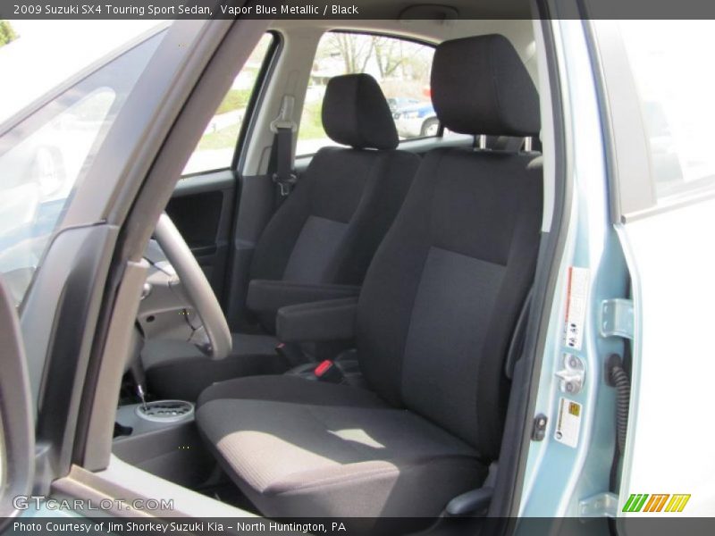 Vapor Blue Metallic / Black 2009 Suzuki SX4 Touring Sport Sedan