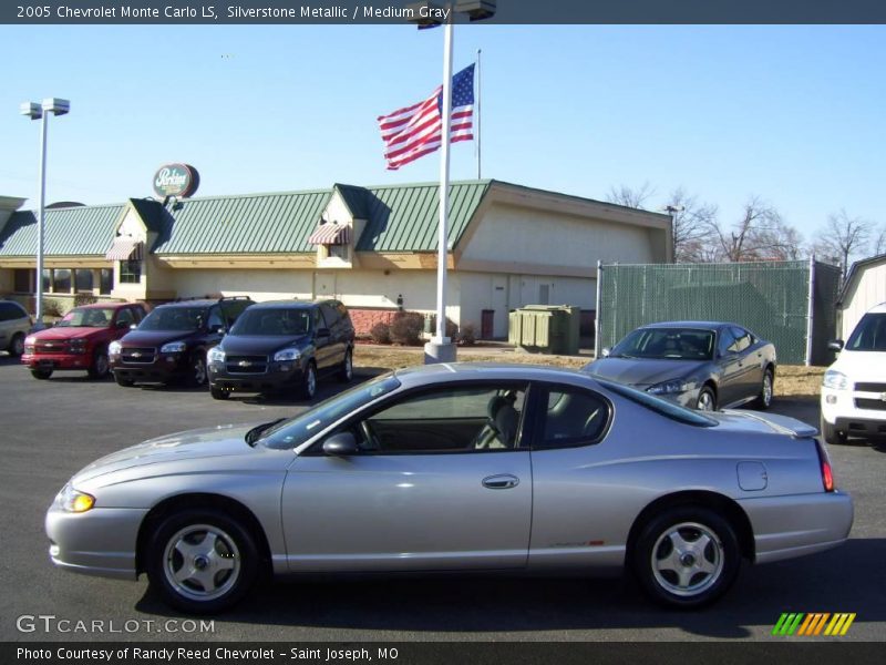 Silverstone Metallic / Medium Gray 2005 Chevrolet Monte Carlo LS