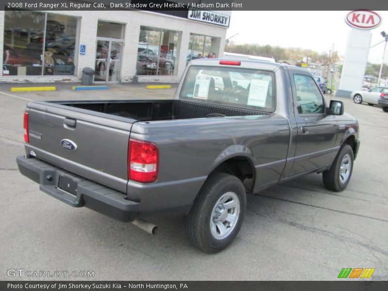 Dark Shadow Grey Metallic / Medium Dark Flint 2008 Ford Ranger XL Regular Cab