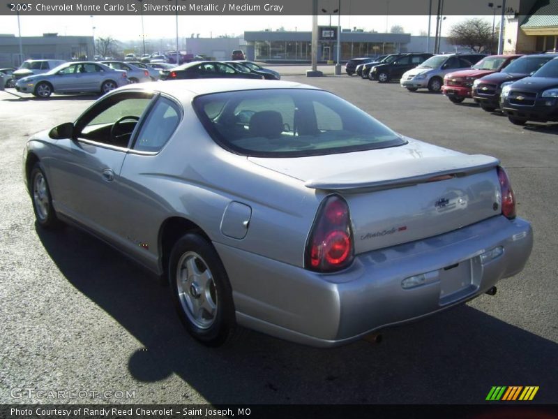 Silverstone Metallic / Medium Gray 2005 Chevrolet Monte Carlo LS