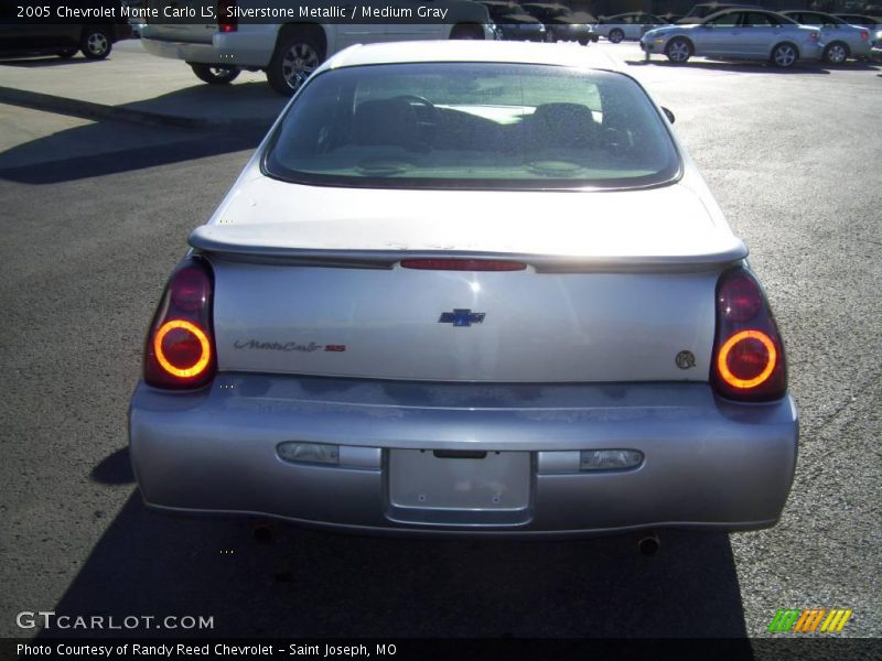 Silverstone Metallic / Medium Gray 2005 Chevrolet Monte Carlo LS