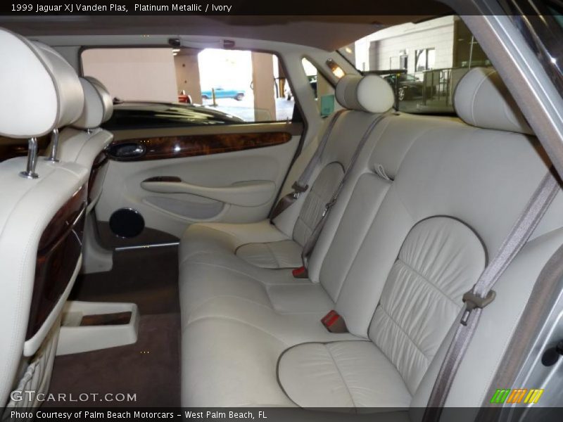 Platinum Metallic / Ivory 1999 Jaguar XJ Vanden Plas