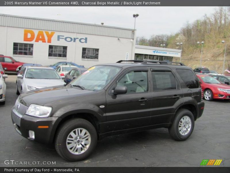 Charcoal Beige Metallic / Black/Light Parchment 2005 Mercury Mariner V6 Convenience 4WD