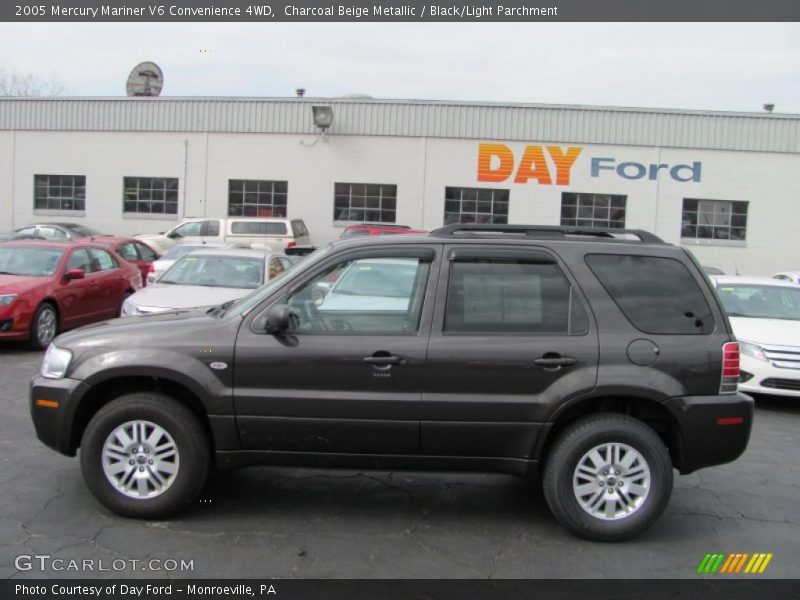 Charcoal Beige Metallic / Black/Light Parchment 2005 Mercury Mariner V6 Convenience 4WD