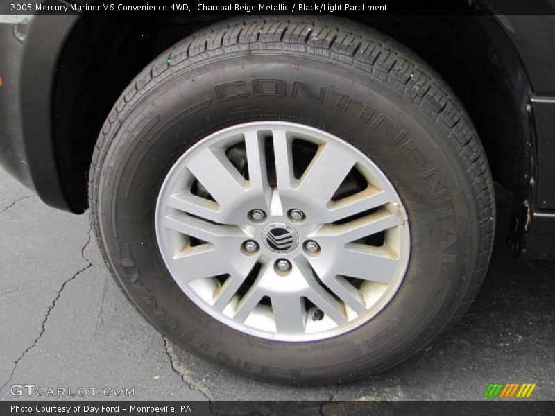 Charcoal Beige Metallic / Black/Light Parchment 2005 Mercury Mariner V6 Convenience 4WD