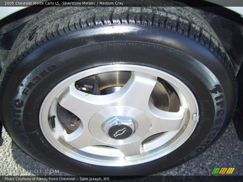 Silverstone Metallic / Medium Gray 2005 Chevrolet Monte Carlo LS