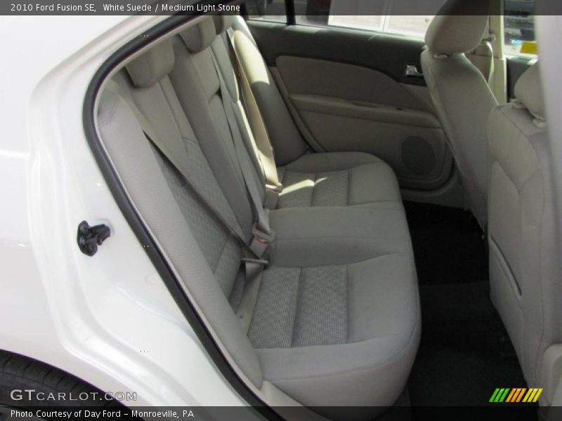 White Suede / Medium Light Stone 2010 Ford Fusion SE