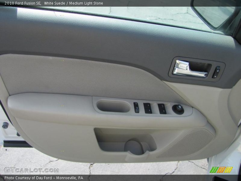 White Suede / Medium Light Stone 2010 Ford Fusion SE