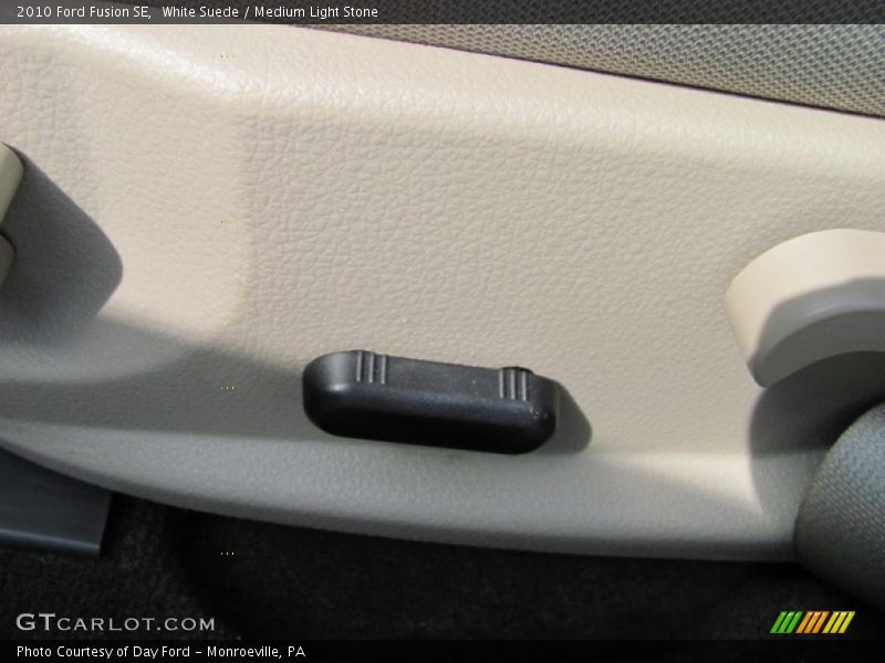 White Suede / Medium Light Stone 2010 Ford Fusion SE