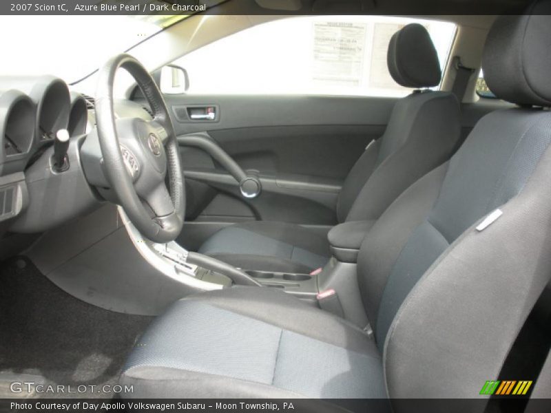 Azure Blue Pearl / Dark Charcoal 2007 Scion tC