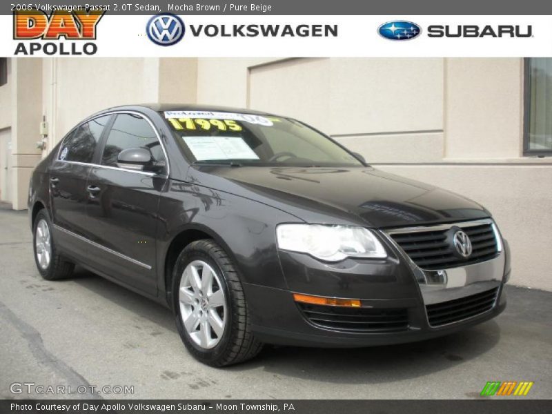 Mocha Brown / Pure Beige 2006 Volkswagen Passat 2.0T Sedan