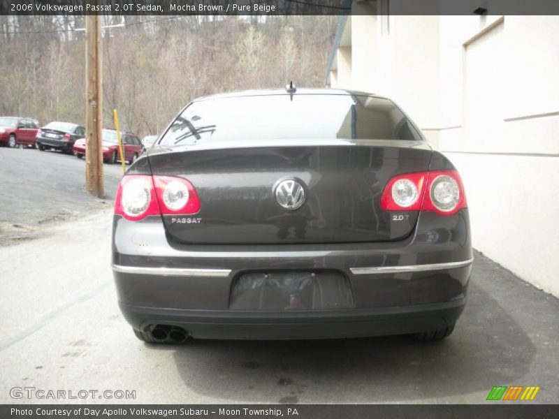 Mocha Brown / Pure Beige 2006 Volkswagen Passat 2.0T Sedan