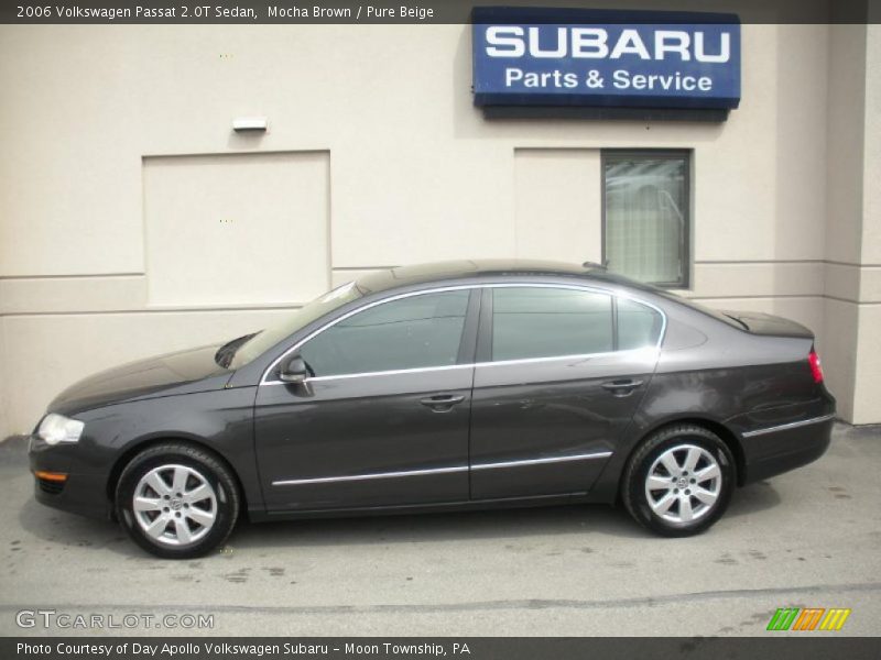 Mocha Brown / Pure Beige 2006 Volkswagen Passat 2.0T Sedan