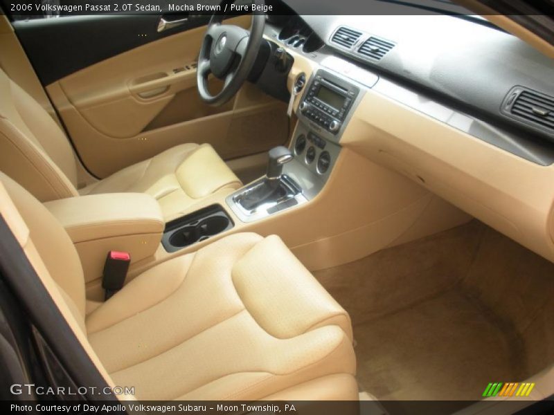 Mocha Brown / Pure Beige 2006 Volkswagen Passat 2.0T Sedan