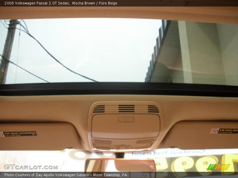 Mocha Brown / Pure Beige 2006 Volkswagen Passat 2.0T Sedan