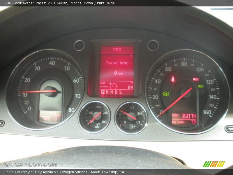 Mocha Brown / Pure Beige 2006 Volkswagen Passat 2.0T Sedan