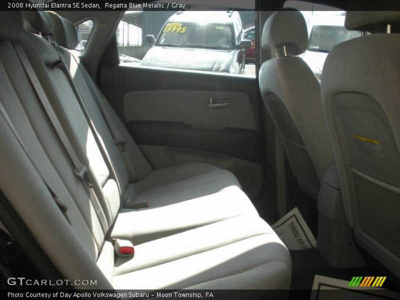 Regatta Blue Metallic / Gray 2008 Hyundai Elantra SE Sedan