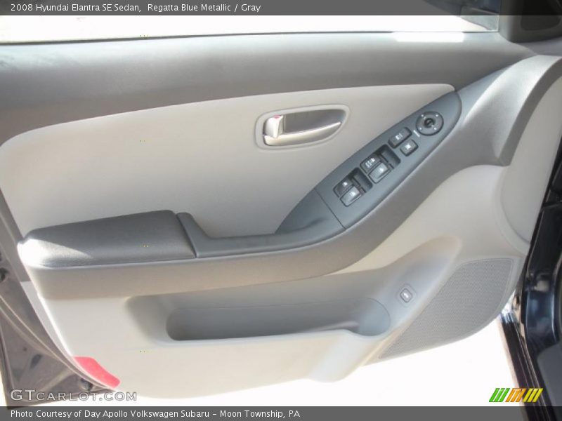 Regatta Blue Metallic / Gray 2008 Hyundai Elantra SE Sedan