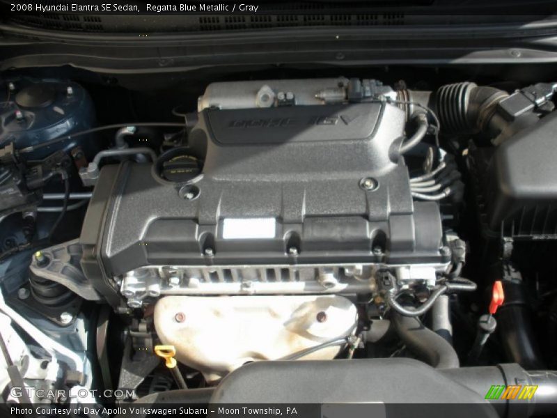 Regatta Blue Metallic / Gray 2008 Hyundai Elantra SE Sedan