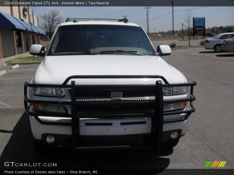 Summit White / Tan/Neutral 2004 Chevrolet Tahoe Z71 4x4