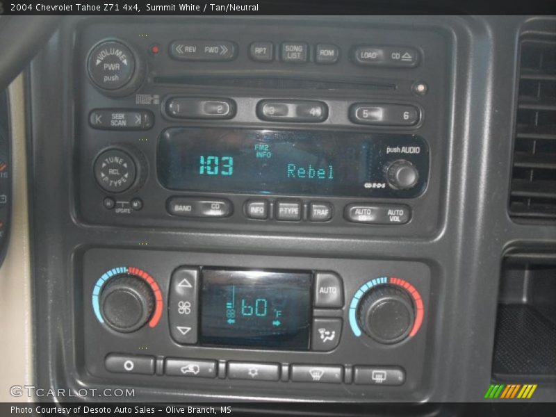 Summit White / Tan/Neutral 2004 Chevrolet Tahoe Z71 4x4
