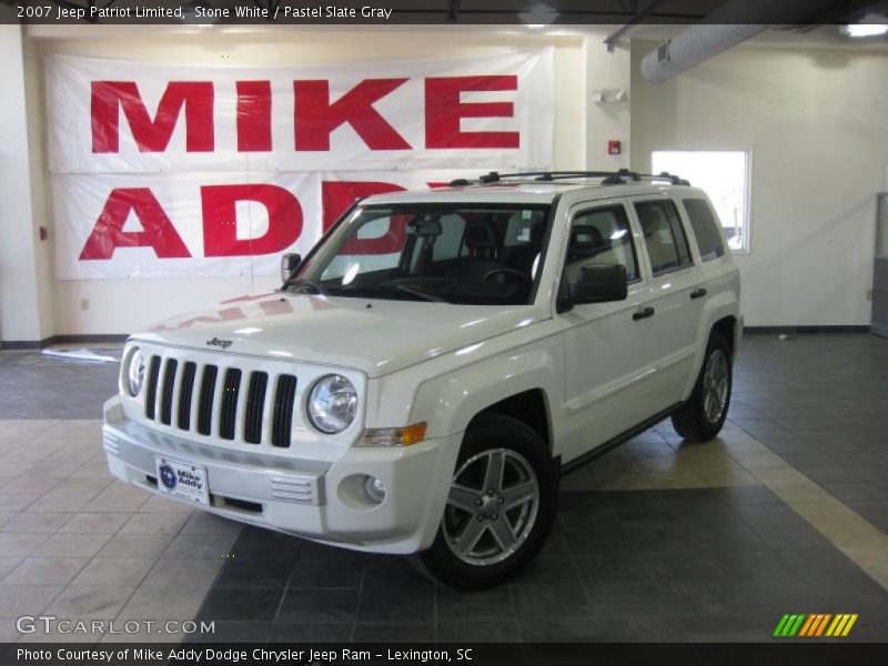 Stone White / Pastel Slate Gray 2007 Jeep Patriot Limited