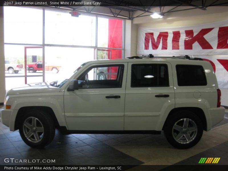 Stone White / Pastel Slate Gray 2007 Jeep Patriot Limited