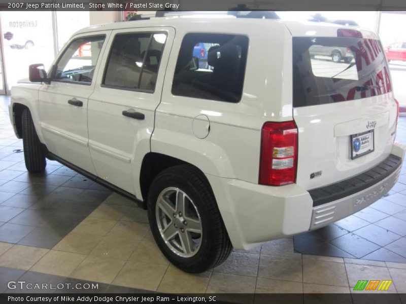 Stone White / Pastel Slate Gray 2007 Jeep Patriot Limited