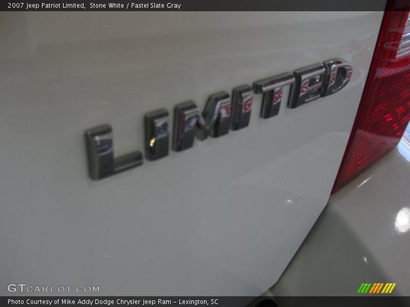 Stone White / Pastel Slate Gray 2007 Jeep Patriot Limited