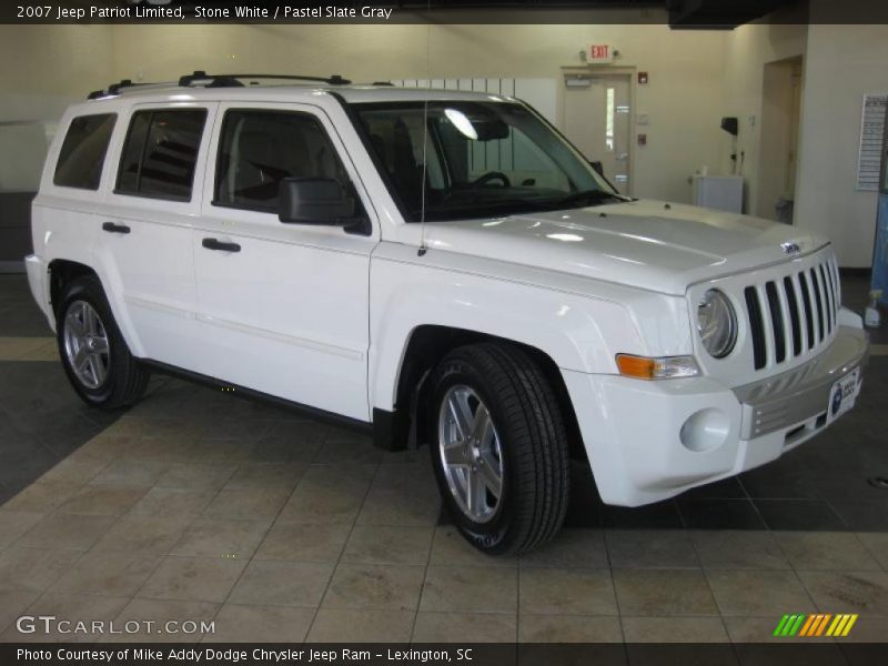 Stone White / Pastel Slate Gray 2007 Jeep Patriot Limited