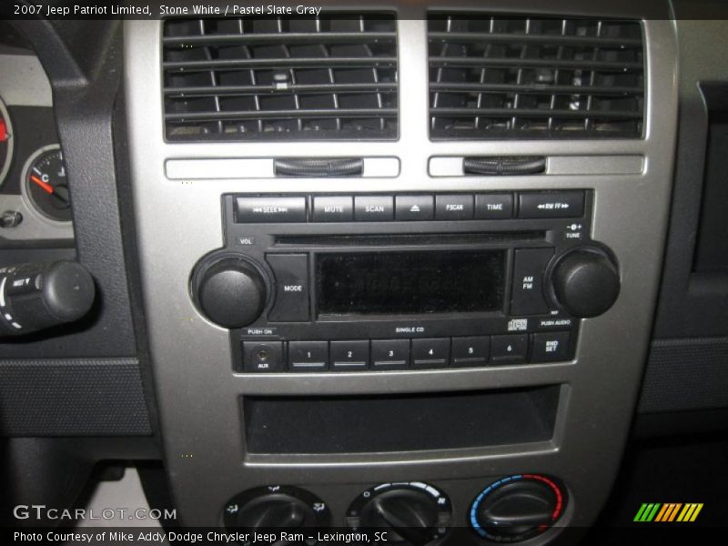 Stone White / Pastel Slate Gray 2007 Jeep Patriot Limited