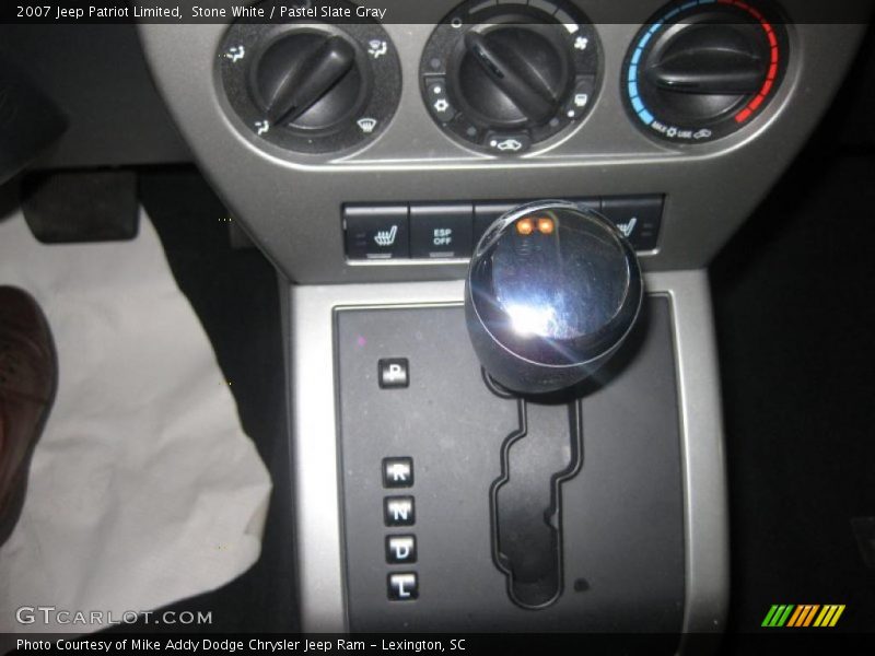 Stone White / Pastel Slate Gray 2007 Jeep Patriot Limited