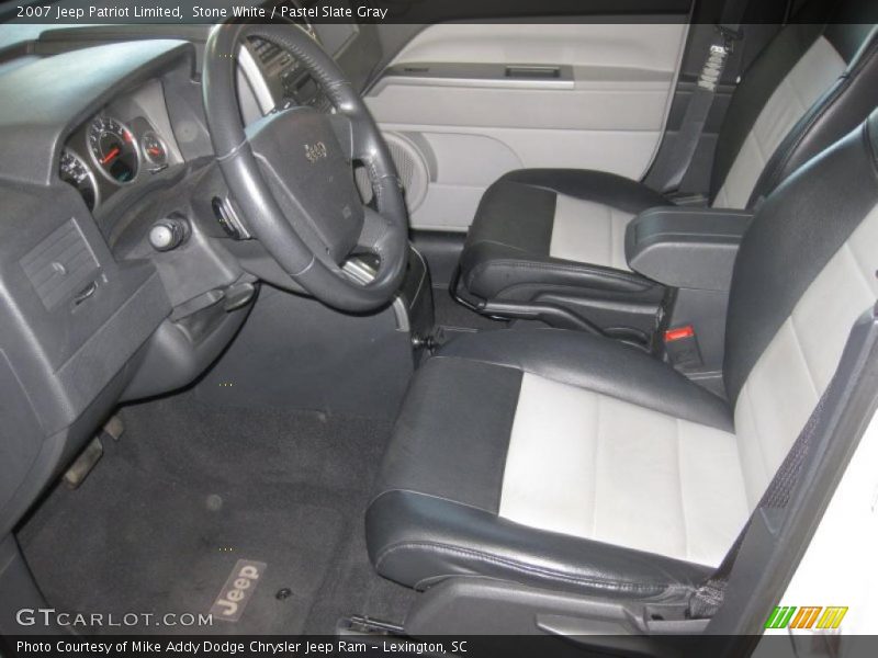 Stone White / Pastel Slate Gray 2007 Jeep Patriot Limited