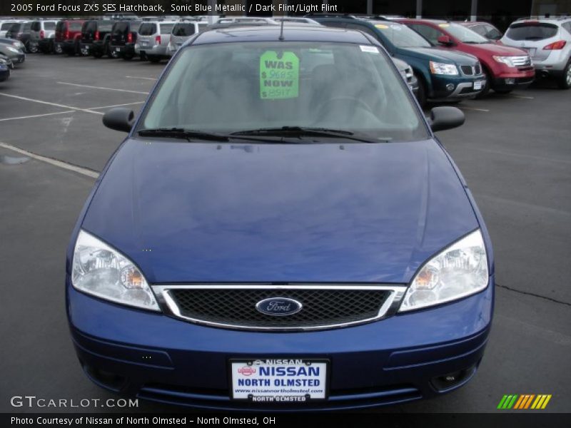 Sonic Blue Metallic / Dark Flint/Light Flint 2005 Ford Focus ZX5 SES Hatchback