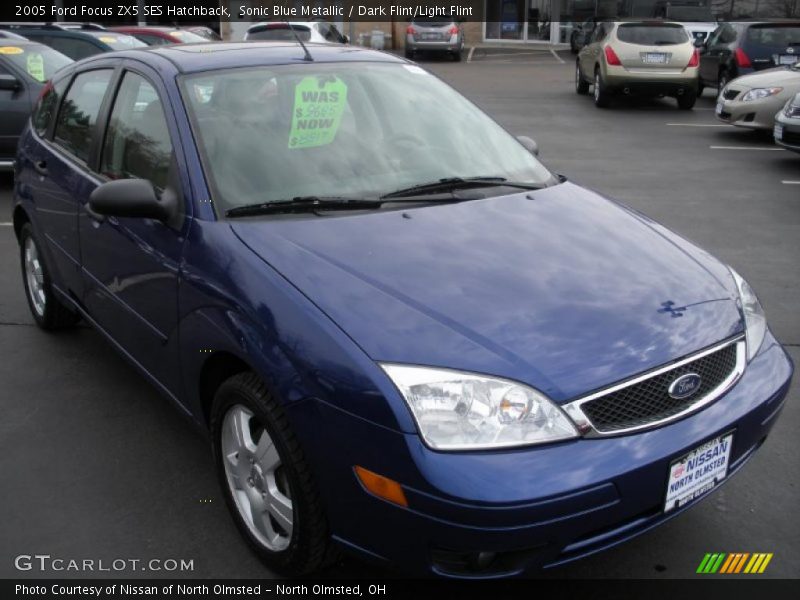 Sonic Blue Metallic / Dark Flint/Light Flint 2005 Ford Focus ZX5 SES Hatchback
