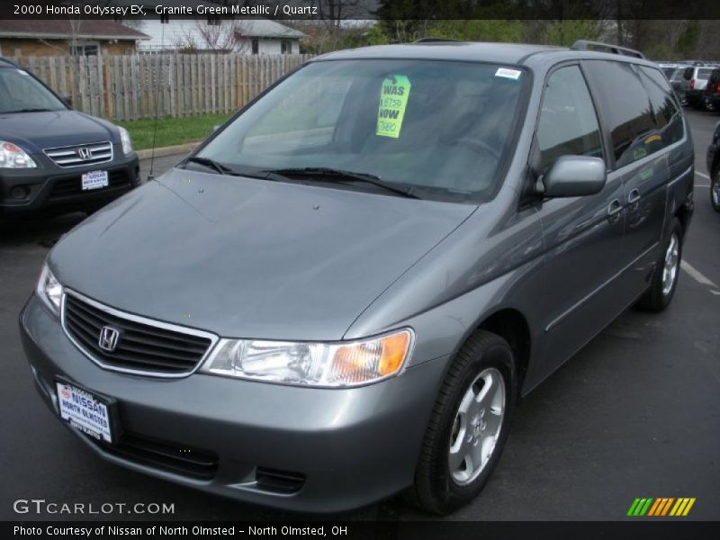Granite Green Metallic / Quartz 2000 Honda Odyssey EX